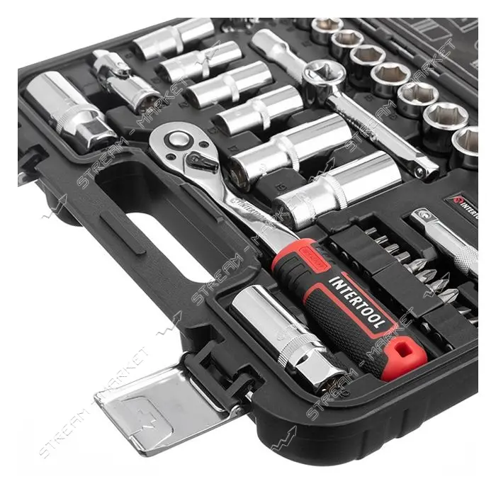 Набор инструментов Intertool ET-8039 3/8" 39шт Cr-V STORM