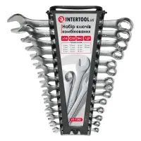 Набір ключів комбінованих Intertool HT-1252 14шт 6-24мм Cr-V                                        