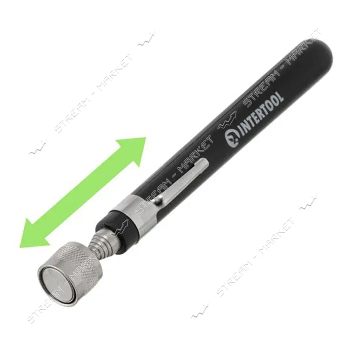 Захват магнитный телескопический Intertool ET-1007 165-855мм 3.62кг                                 