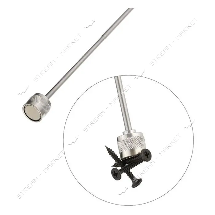 Захват магнитный телескопический Intertool ET-1007 165-855мм 3.62кг                                 