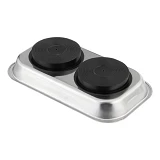 Тарелка магнитная двойная Intertool ET-1053 136х237х28мм                                            