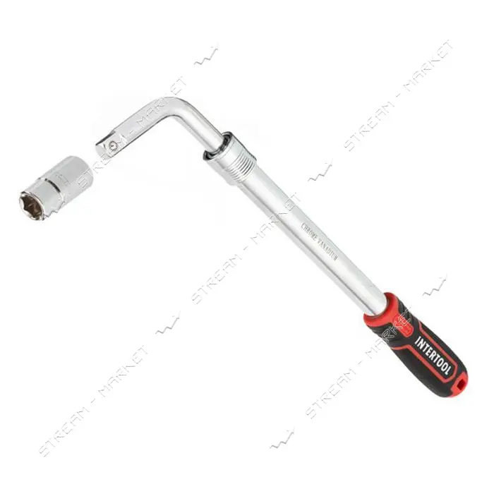 Ключ баллонный Intertool  HT-1600 телескопический 1/2" 17/19 Cr-V STORM                             