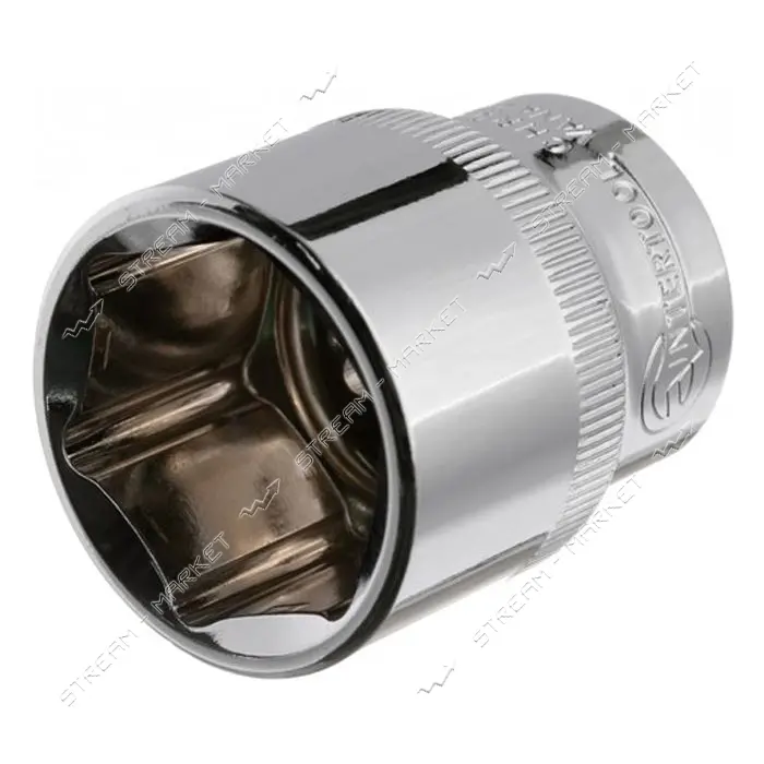 Головка шестигранная Intertool ET-0026 1/2" 26x38мм Cr-V                                            