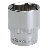 Головка шестигранная Intertool ET-0028 1/2" 28x38мм Cr-V