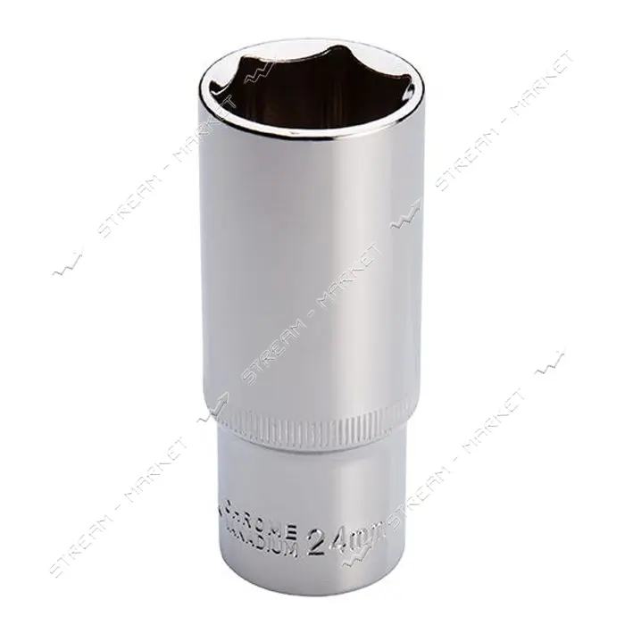 Головка шестигранная Intertool ET-0124 удлиненная 1/2" 24мм x 78мм                                  