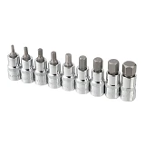 Набор бит Intertool ET-8405 Hex 1/2" 4-17 55мм S2 Storm                                             