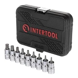 Набор бит Intertool ET-8400 Torx 1/2" T20-T60 55мм S2 Storm                                         