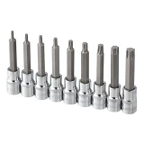 Набор бит Intertool ET-8401 Torx 1/2" T20-T60 100мм S2 Storm                                        