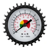 Манометр Intertool PT-0500 63мм к пистолету для подкачки колес PT-0505                              