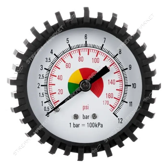 Манометр Intertool PT-0500 63мм к пистолету для подкачки колес PT-0505                              