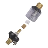 Мини фильтр для покрасочного пистолета Intertool PT-1403 1/4" в металлическом корпусе картридж-пено 