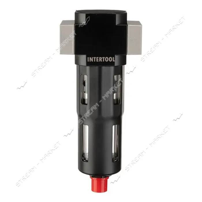 Фильтр для очистки воздуха Intertool PT-1415 1/2" 5мкм 1900л/мин металл профессиональный