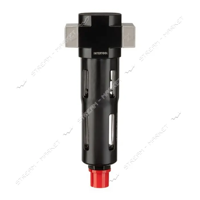 Фильтр для очистки воздуха Intertool PT-1416 1/4" 5мкм 950л/мин металл профессиональный             