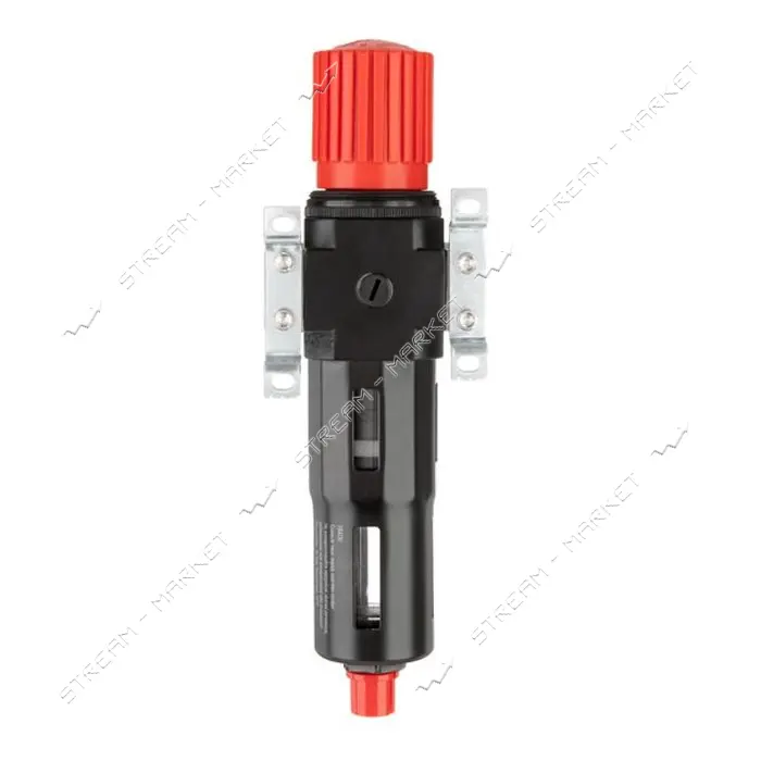 Фильтр для очистки воздуха с редуктором Intertool PT-1417 3/4" 5мкм 2600л/мин металл профессион.