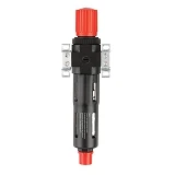 Фильтр для очистки воздуха с редуктором Intertool PT-1419 1/4" 5мкм 1200л/мин металл профессион.    