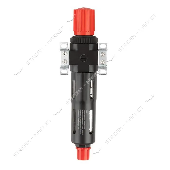 Фильтр для очистки воздуха с редуктором Intertool PT-1419 1/4" 5мкм 1200л/мин металл профессион.    