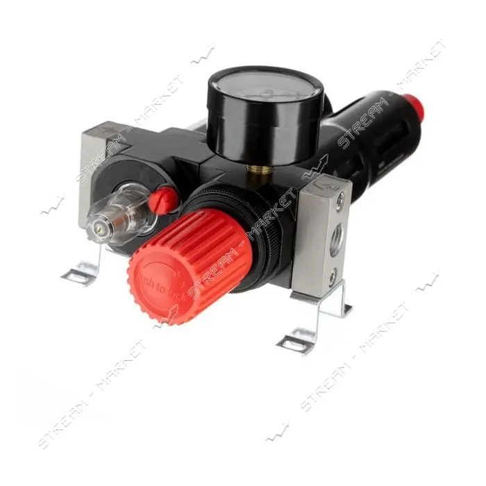 Блок подготовки воздуха Intertool PT-1435 1/4" 5мкм 850л/мин металл профессиональный