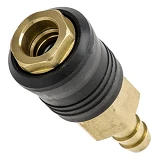Быстроразъемное соединение на шланг Intertool PT-1813 10мм латунь                                   