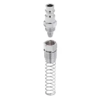 Переходник с пружиной со спирального или прямого шланга Intertool PT-1835 5.5х8мм на ответную часть 