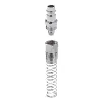 Переходник с пружиной со спирального или прямого шланга Intertool PT-1836 6.5х10мм на ответную часть