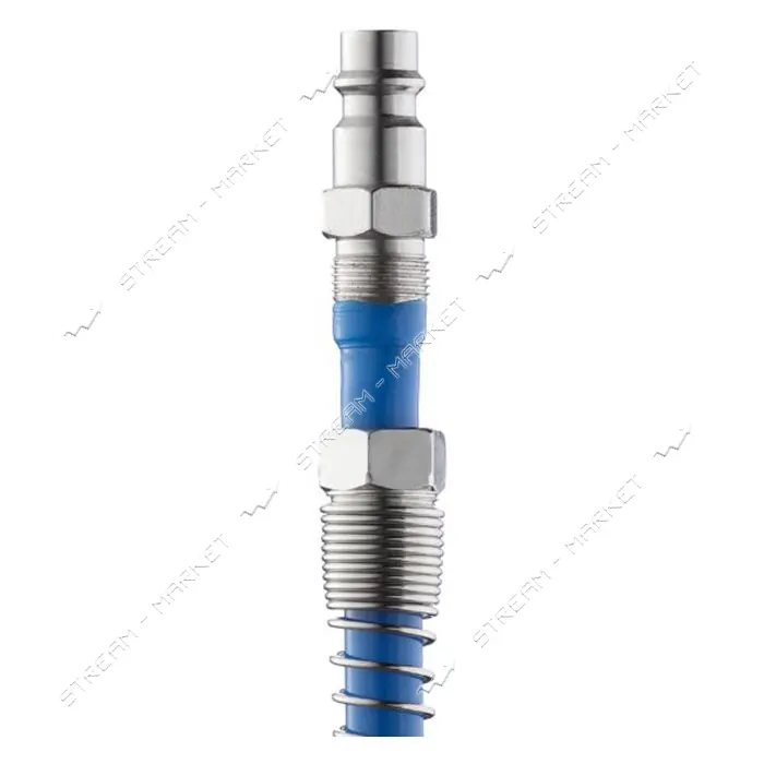 Переходник с пружиной со спирального или прямого шланга Intertool PT-1837 8х12мм на ответную часть
