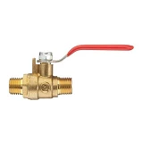 Кран шаровый воздушный Intertool PT-1882 латунь наружная резьба 1/4"-1/4" STORM