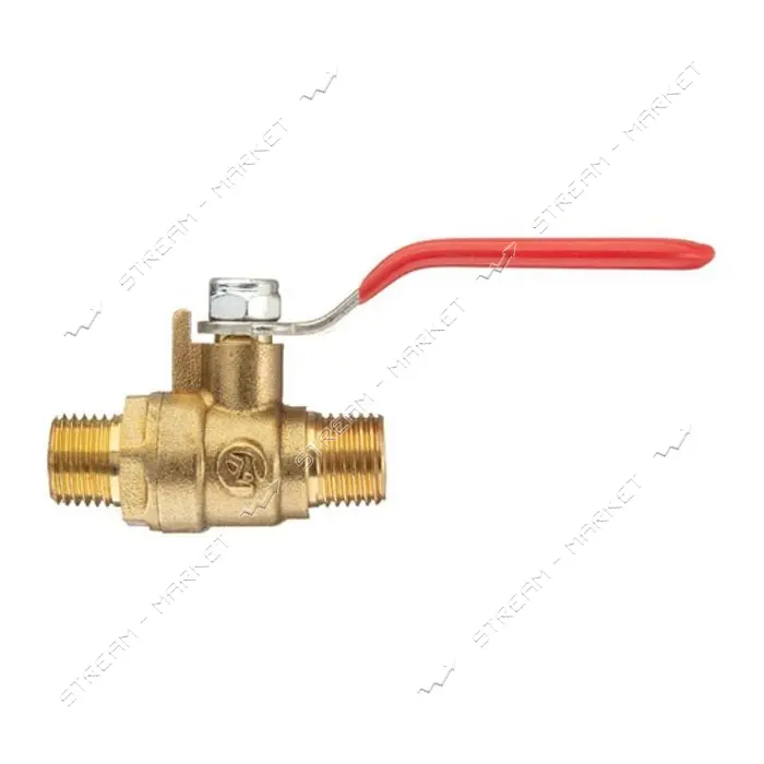 Кран шаровый воздушный Intertool PT-1882 латунь наружная резьба 1/4"-1/4" STORM