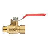 Кран шаровый воздушный Intertool PT-1883 латунь внутренняя резьба 1/4"- наружная резьба 1/4" STORM  