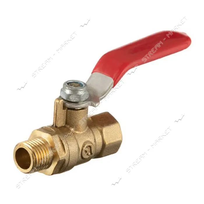 Кран шаровый воздушный Intertool PT-1883 латунь внутренняя резьба 1/4"- наружная резьба 1/4" STORM  