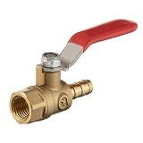 Кран шаровый Intertool PT-1887 Storm воздушный внутренняя резьба 1/4" на шланг 8мм латунь           