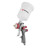 Краскопульт пневм. Intertool PT-0148 LVLP TEFLON проф. форсунка 1.8мм верхний пласт бак             