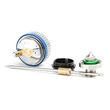 Комплект форсунки Intertool PT-2105 0.8мм для краскоп. PT-0128 дюза воздуш головка игла             