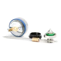 Комплект форсунки Intertool PT-2105 0.8мм для краскоп. PT-0128 дюза воздуш головка игла