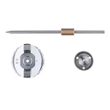 Комплект форсунки Intertool PT-2107 0.8мм для краскоп.PT-0129 дюза воздушная головка игла