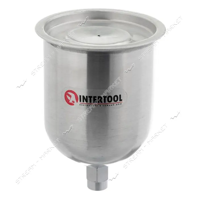 Бачок металлический с внутренней резьбой Intertool PT-1906 М16х1.5 600мл                            