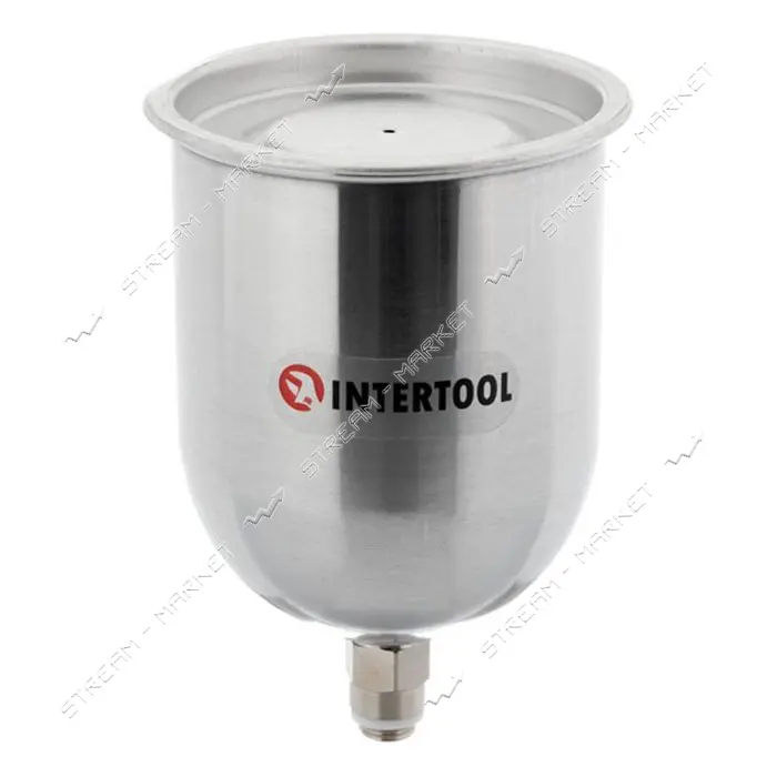 Бачок металлический с наружной резьбой Intertool PT-1907 M14x1.25 600мл                             