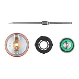 Компл. форсунки Intertool PT-2118 1.8мм для краскоп.PT-0100 РТ-0105 РТ-0105D дюза возд.головка игла