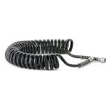 Шланг для аэрографа спиральный Intertool PT-1750 полиуретан 6x4мм 3м 1/8"-1/8" с переходником       