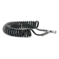 Шланг для аэрографа спиральный Intertool PT-1750 полиуретан 6x4мм 3м 1/8"-1/8" с переходником