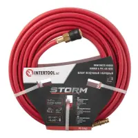 Шланг гибридный профессиональный Intertool PT-1763 20 атм 6x11мм 30м с латун.быстр. соед.Storm
