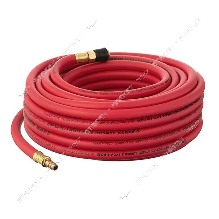 Шланг гибридный проф. Intertool PT-1782 20 атм 10x17мм 20м с латун.быстр. cоед. Storm