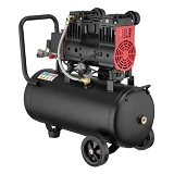 Компрессор Intertool PT-0026 24л 1.1кВт 220В 8атм 160л/мин 1400об/мин малошумный безмасляный        