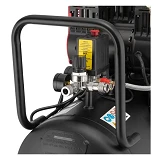 Компрессор Intertool PT-0027 50л 2x1.1кВт 220В 8атм 320л/мин 1400об/мин малошумный безмасл.         