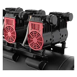 Компрессор Intertool PT-0028 100л 3x1.1кВт 220В 8атм 480л/мин 1400об/мин малошумный безмасл.