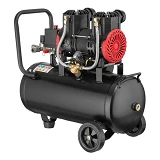 Компрессор Intertool PT-0029 24л 1.1кВт 220В 8атм 200 л/мин 2800об/мин безмасляный 2 цилиндра