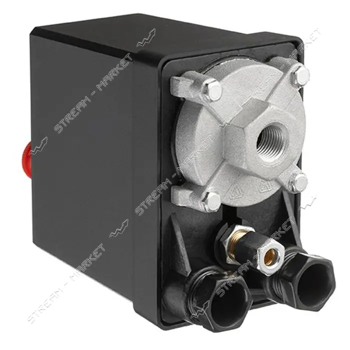 Прессостат Intertool PT-9096 380В блок автоматики компрессора 10 bar                                