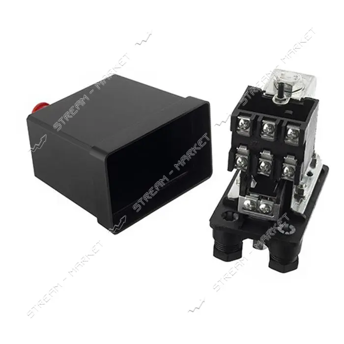 Прессостат Intertool PT-9096 380В блок автоматики компрессора 10 bar                                