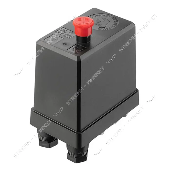 Прессостат Intertool PT-9096 380В блок автоматики компрессора 10 bar                                