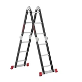 Лестница мультифункциональная трансформер Intertool LT-0023 4х3ступени стальной профиль 3380мм