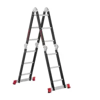 Лестница мультифункциональная трансформер Intertool LT-0023 4х3ступени стальной профиль 3380мм      
